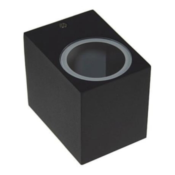 OPRAWA ELEWACYJNA LAMPA KORTI 1xGU10 IP44 CZARNA