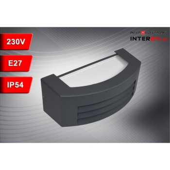 OPRAWA ELEWACYJNA LAMPA OLIANA 1xE27 IP54 ANTRACYT RAL7016-110726