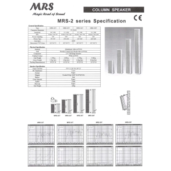 KOLUMNA RADIOWĘZŁOWA PA MRS-28T METAL BIAŁA 40W/20W IP44-111769