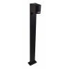 LAMPA OGRODOWA STOJĄCA SŁUPEK REVOR 1xGU10 80CM IP54 CZARNY
