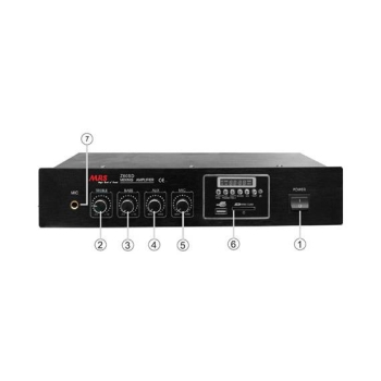 WZMACNIACZ RADIOWĘZŁOWY MRS PA Z60SD 60W Z PORTEM SD, USB, FM-112884