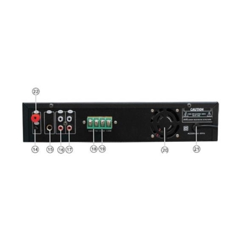 WZMACNIACZ RADIOWĘZŁOWY MRS PA Z60SD 60W Z PORTEM SD, USB, FM-112885