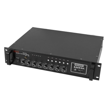 WZMACNIACZ RADIOWĘZŁOWY MRS PA ZB1506SD 150W SD, USB, FM 6-STREF