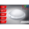 Plafon led Prestin 10W 6500K IP54 IK10 Ø250mm z mikrofalowym czujnikiem ruchu-113298