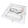 Plafon led Vitali 24W 4000K IP20 372x372mm srebrny z mikrofalowym czujnikiem ruchu-113500