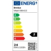 Plafon led Vitali 24W 4000K IP20 372x372mm srebrny z mikrofalowym czujnikiem ruchu-113509