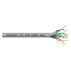 Przewód FTP6 drut Cu 305m szary MAXCABLE