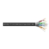 Przewód FTP6 drut Cu UV 305m czarny MAXCABLE