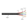 Przewód UTP5e drut CCA UV 305m czarny MAXCABLE-113727