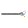 Przewód UTP5e drut Cu LSOH ISO/IEC 305m szary MAXCABLE