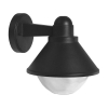 LAMPA ELEWACYJNA KINKIET RETRO ELGIN E27 IP44 CZARNA