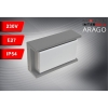 OPRAWA LAMPA ELEWACYJNA KINKIET ARAGO 1xE27 IP54 SZARA RAL7040-113919