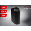 OPRAWA ELEWACYJNA LAMPA FORTI 2xGU10 IP44 CZARNA-113932