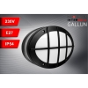 LAMPA ELEWACYJNA OPRAWA ŚCIENNA GALLUN E27 IP44 CZARNA-113941
