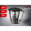 LAMPA ELEWACYJNA KINKIET LATARNIA JULIA E27 IP44 CZARNA-113949