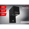 OPRAWA ELEWACYJNA KETOR 1xGU10 IP54 CZUJNIK RUCHU PIR ANTRACYT-113952