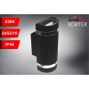 OPRAWA ELEWACYJNA LAMPA KORTEK 2xGU10 IP44 CZARNA-113972