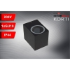 OPRAWA ELEWACYJNA LAMPA KORTI 1xGU10 IP44 CZARNA-113974