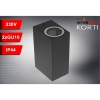 OPRAWA ELEWACYJNA LAMPA KORTI 2xGU10 IP44 CZARNA-113975