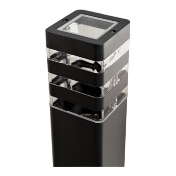 LAMPA OGRODOWA STOJĄCA SŁUPEK SANTA 1xE27 50CM IP54 CZARNY-113007