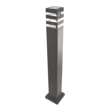LAMPA OGRODOWA STOJĄCA SŁUPEK SANTA 1xE27 80CM IP54 ANTRACYT