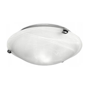 Plafon 2xE27 max 2x40W z mikrofalowym czujnikiem ruchu szklany klosz Ø295mm