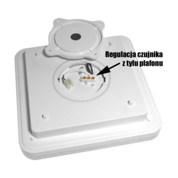 PLAFON LED JAREN 24W 4000K IP65 IK09 280x280MM CZUJNIK RUCHU MW-113139