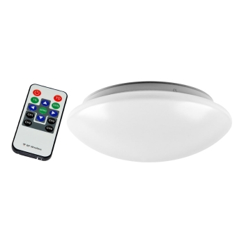 Plafon led Kyrk 12W 4500K IP20 Ø255mm z mikrofalowym czujnikiem ruchu z pilotem