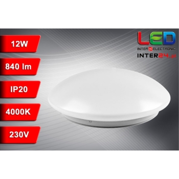 Plafon led Lake 12W 4000K IP20 Ø255mm-113237