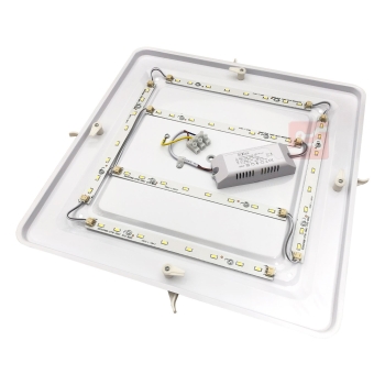 Plafon led Vitali 24W 4000K IP20 375x375mm antracyt RAL7016-113490