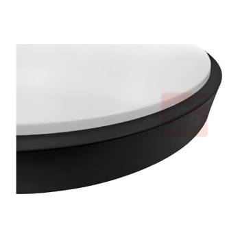 Plafon led Wilton 24W 4000K IP20 Ø380mm okrągły czarny-113560