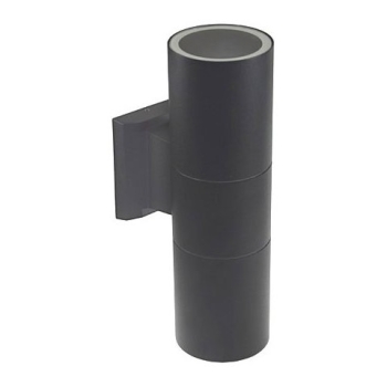 LAMPA ELEWACYJNA DWUKIERUNKOWA KILTOR 2xGU10 IP65 CZARNA