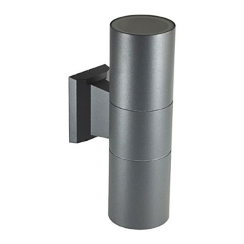 LAMPA ELEWACYJNA DWUKIERUNKOWA KILTOR 2xGU10 IP65 SZARA