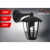 OPRAWA ELEWACYJNA LAMPA KINKIET MAILA E27 IP44 CZARNA-114018