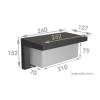 OPRAWA ELEWACYJNA LAMPA NEELY E27 IP54 ANTRACYT-114032