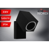 OPRAWA ELEWACYJNA LAMPA NORDI 1xGU10 IP54 CZARNA-114048