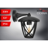OPRAWA ELEWACYJNA LAMPA ODINA E27 IP44 CZARNA-114055