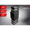 OPRAWA ELEWACYJNA LAMPA SANTA 2xGU10 IP54 CZARNA-114085