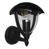 Oprawa elewacyjna lampa Santigo E27 IP44 mocowanie z dołu czarna-114090