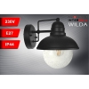Oprawa elewacyjna lampa Wilda E27 IP44 czarna-114121