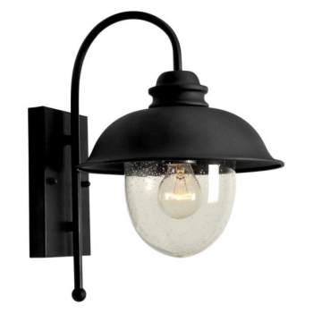 Oprawa elewacyjna lampa Zuna E27 IP44 czarna