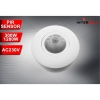 CZUJNIK RUCHU PIR SUFITOWY NATYNKOWY MAX.6M AC230V-115180