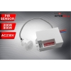 CZUJNIK RUCHU PIR Z CZUJNKĄ NA KABLU MAX.200W 230V-115204