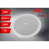 GŁOŚNIK SUFITOWY PA MRS-601T 30W 23CM 2-DROŻNY-115217