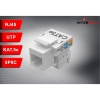 GNIAZDO RJ45 UTP KAT5E KEYSTONE NIEEKRANOWANE-115234