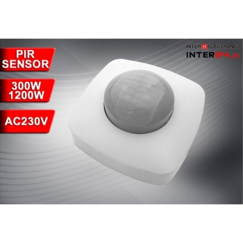CZUJNIK RUCHU PIR 2xDETECTOR KORYTARZOWY 4x20M-115186