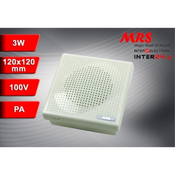 GŁOŚNIK NAŚCIENNY PA MRS-3 3W 100V-115209