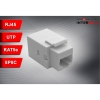 ŁĄCZNIK RJ45 UTP5E DO MONTAŻU W PANELAU BIAŁY-116260