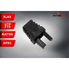 ODGIĘTKA PRZEWODU WTYKU RJ45 CZARNA-116266