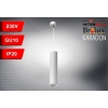 OPRAWA SUFITOWA WISZĄCA KARADON GU10 56x170 BIAŁA-116288